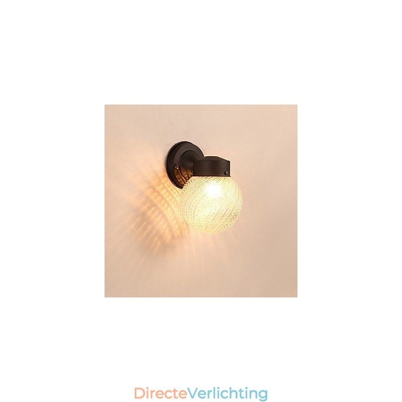 Moderne, eigentijdse zwarte oxide-afwerking voor sfeerverlichting in ministijl