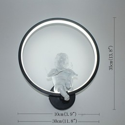Wandlamp Moderne Creatieve Persoonlijkheidslamp Designer Engel Decoratielamp Aluminium Geïntegreerde Gang Wandlamp