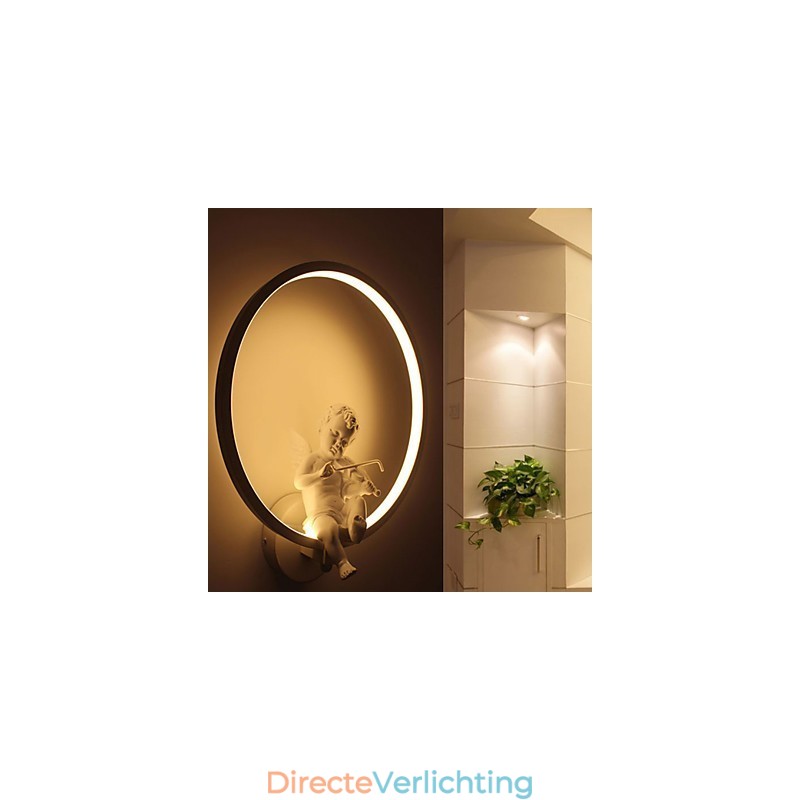 Wandlamp Moderne Creatieve Persoonlijkheidslamp Designer Engel Decoratielamp Aluminium Geïntegreerde Gang Wandlamp