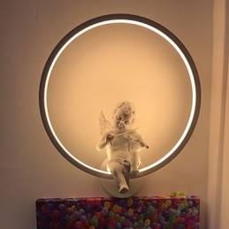 Wandlamp Moderne Creatieve Persoonlijkheidslamp Designer Engel Decoratielamp Aluminium Geïntegreerde Gang Wandlamp