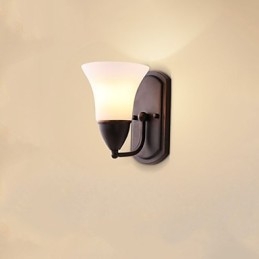 Rustieke Lodge Zwarte Oxide Afwerking Kenmerk voor Oogbescherming Sfeerverlichting Wandlampen Wandlamp