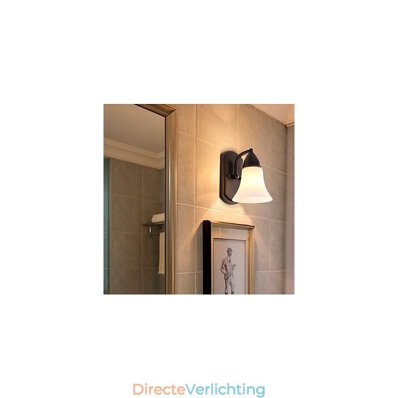 Rustieke Lodge Zwarte Oxide Afwerking Kenmerk voor Oogbescherming Sfeerverlichting Wandlampen Wandlamp