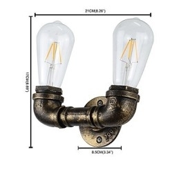 Rustieke Lodge Traditionele Klassieke Antieke Messing Kenmerk voor Sfeerverlichting Wandlampen Wandlamp
