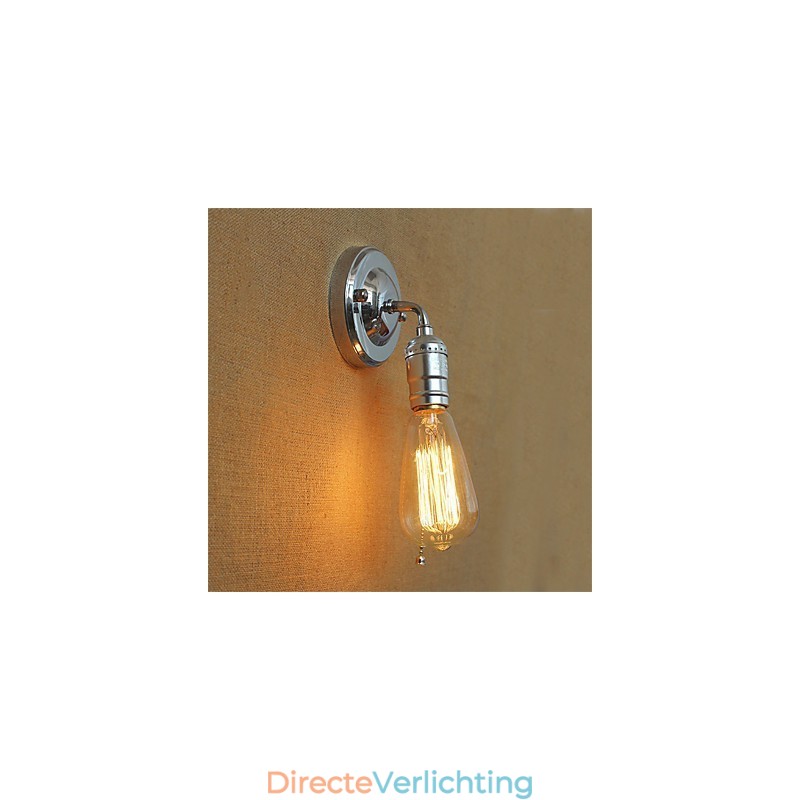 Retro Loft Edison Wandlamp Slaapkamer Wandlampen Voor Thuis Omhoog Omlaag Rustiek Industrieel Enkel Hoofd Gang Zitkamer Mini Decor Muur