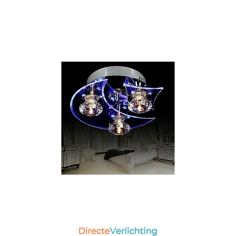 Kroonluchter Modern Kristal Woonkamer 3 Lampen