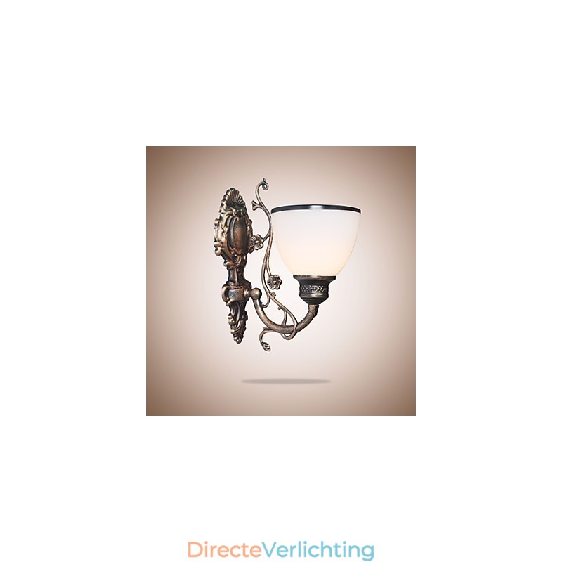 Eenvoudige Amerikaanse wandlamp, bedlamp, woonkamer decoratieve lamp, smeedijzer, Europese stijl, creatieve wandlamp