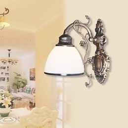 Eenvoudige Amerikaanse wandlamp, bedlamp, woonkamer decoratieve lamp, smeedijzer, Europese stijl, creatieve wandlamp