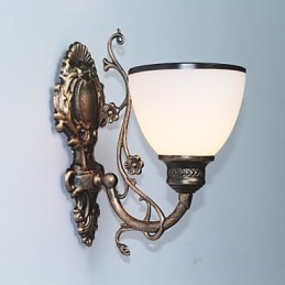 Eenvoudige Amerikaanse wandlamp, bedlamp, woonkamer decoratieve lamp, smeedijzer, Europese stijl, creatieve wandlamp