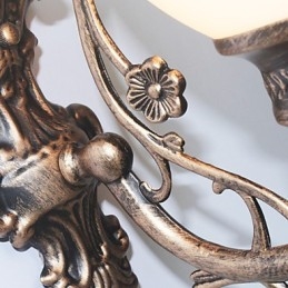 Eenvoudige Amerikaanse wandlamp, bedlamp, woonkamer decoratieve lamp, smeedijzer, Europese stijl, creatieve wandlamp