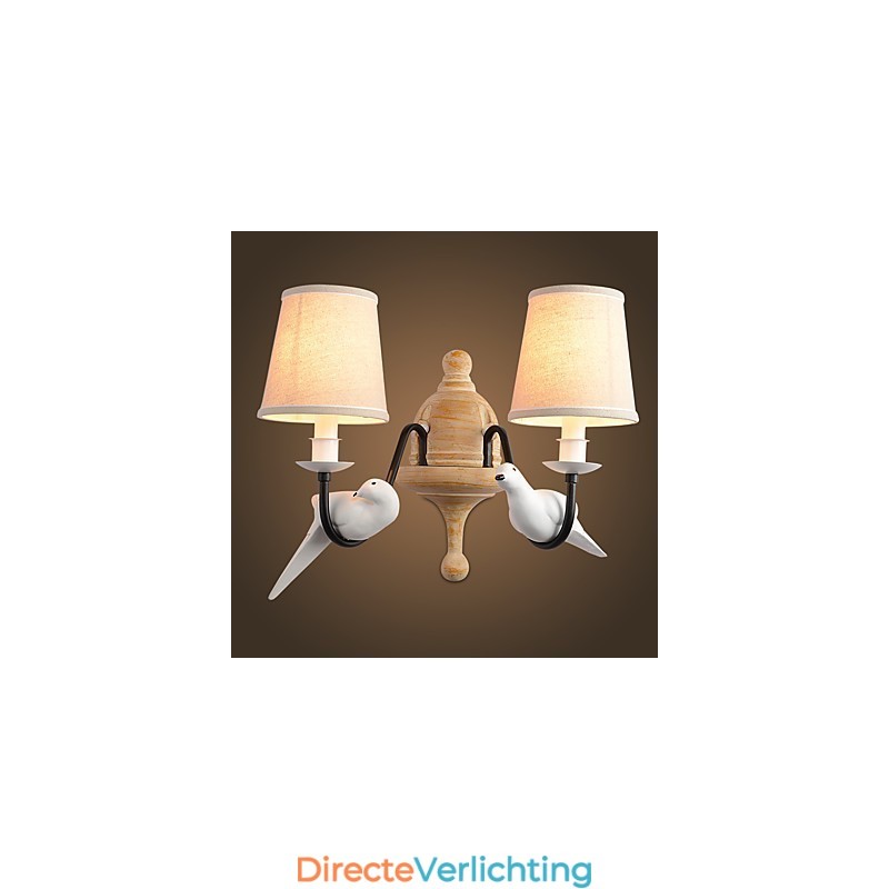 Rustieke Lodge Eenvoudige Vintage Schilderij Feature Ambient Light Wandlampen Wandlamp