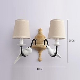 Rustieke Lodge Eenvoudige Vintage Schilderij Feature Ambient Light Wandlampen Wandlamp