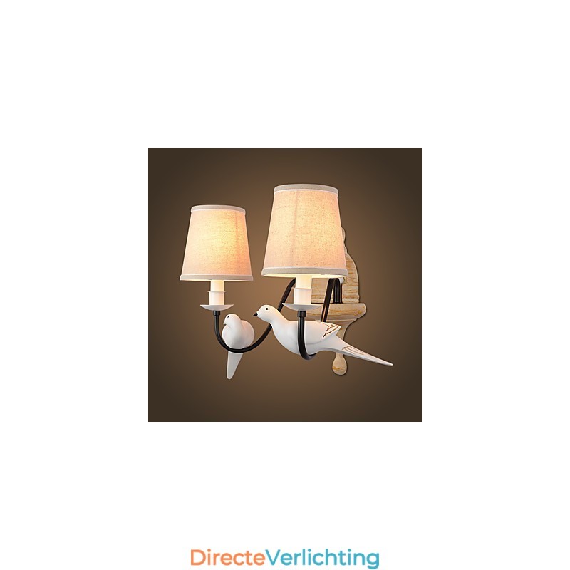Rustieke Lodge Eenvoudige Vintage Schilderij Feature Ambient Light Wandlampen Wandlamp