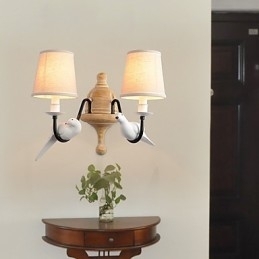 Rustieke Lodge Eenvoudige Vintage Schilderij Feature Ambient Light Wandlampen Wandlamp