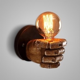 Loft industriële Cafe wandlamp Hars wandlamp Lodge Antiek Vintage Retro Schilderij Kenmerk voor Mini Stijl Sfeerverlichting Wandlampen Wandlamp