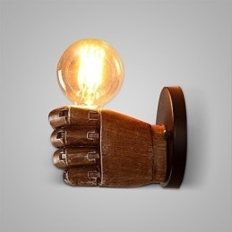 Loft industriële Cafe wandlamp Hars wandlamp Lodge Antiek Vintage Retro Schilderij Kenmerk voor Mini Stijl Sfeerverlichting Wandlampen Wandlamp