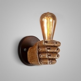 Loft industriële Cafe wandlamp Hars wandlamp Lodge Antiek Vintage Retro Schilderij Kenmerk voor Mini Stijl Sfeerverlichting Wandlampen Wandlamp