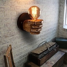 Loft industriële Cafe wandlamp Hars wandlamp Lodge Antiek Vintage Retro Schilderij Kenmerk voor Mini Stijl Sfeerverlichting Wandlampen Wandlamp