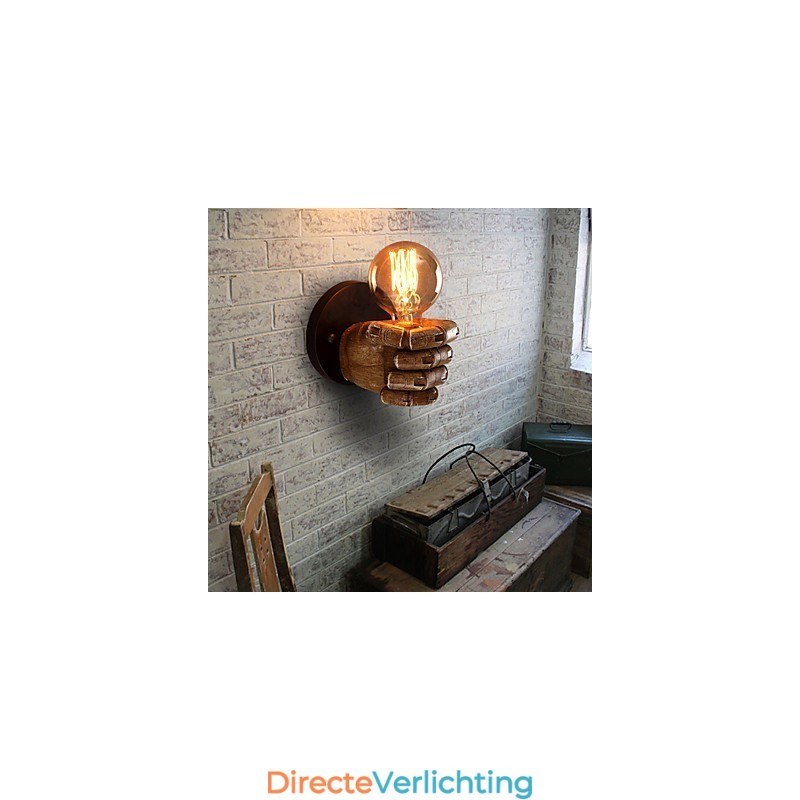 Loft industriële Cafe wandlamp Hars wandlamp Lodge Antiek Vintage Retro Schilderij Kenmerk voor Mini Stijl Sfeerverlichting Wandlampen Wandlamp