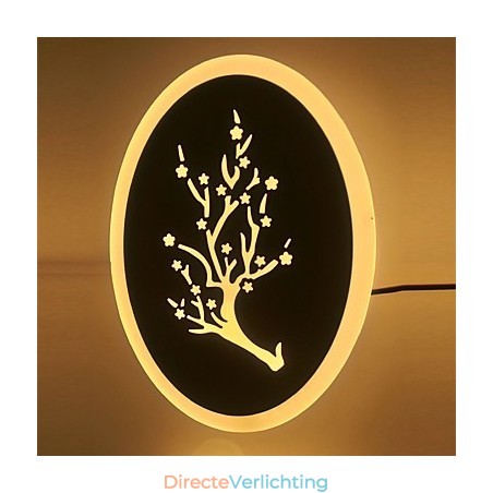 Pruim gesneden acryl scrub wandlamp ronde vorm bedlamp gangverlichting warm wit AC220V Pruim gesneden acryl scrub wandlamp ronde vorm bedlamp gangverlichting warm wit AC220V