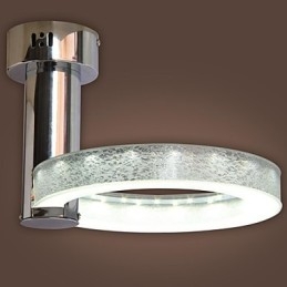 Zilveren kroonluchter van acryl (chroomafwerking)