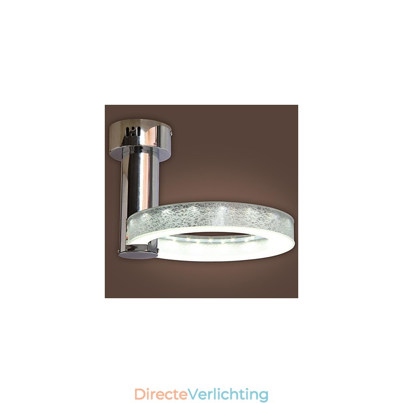 Zilveren kroonluchter van acryl (chroomafwerking)