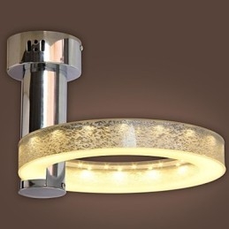 Zilveren kroonluchter van acryl (chroomafwerking)