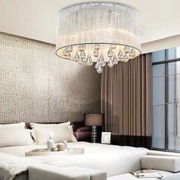 Plafondlamp Modern Kristal 4 Lampen
