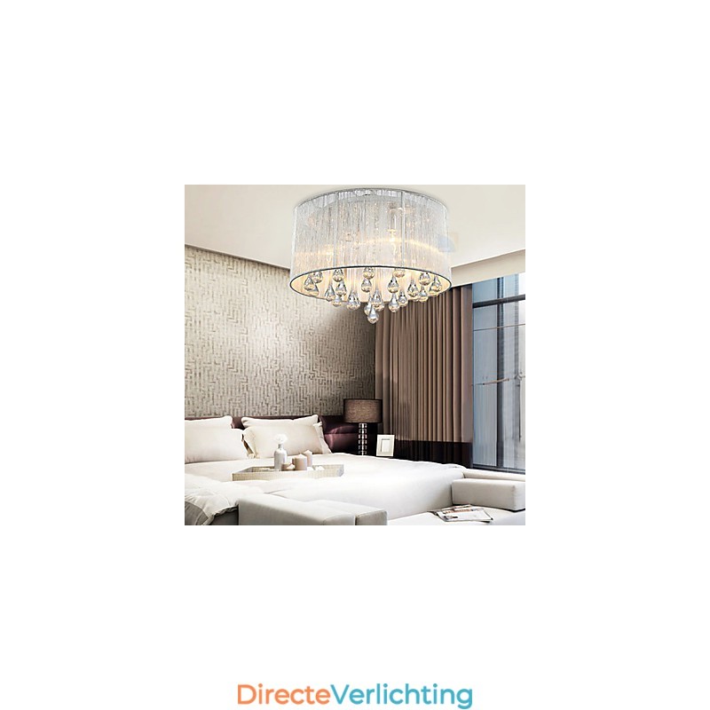 Plafondlamp Modern Kristal 4 Lampen