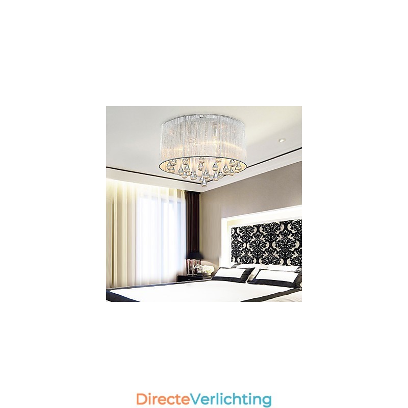 Plafondlamp Modern Kristal 4 Lampen