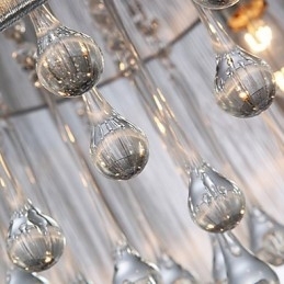 Plafondlamp Modern Kristal 4 Lampen
