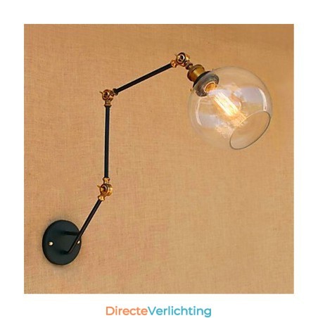 Rustieke Lodge Chrome-functie voor Swing Arm Ambient Light Swing Arm Lights Wandlamp Rustieke Lodge Chrome-functie voor Swing Arm Ambient Light Swing Arm Lights Wandlamp