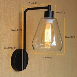 Rustieke Lodge Country Black Oxide Finish-functie voor Swing Arm Ambient Light