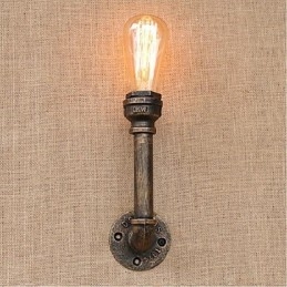 Nostalgia Eenvoudige Waterpijp Decoratieve Kleine Wandlamp Wandlamp