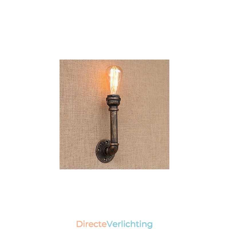 Nostalgia Eenvoudige Waterpijp Decoratieve Kleine Wandlamp Wandlamp
