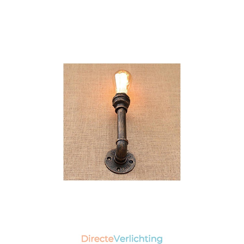 Nostalgia Eenvoudige Waterpijp Decoratieve Kleine Wandlamp Wandlamp