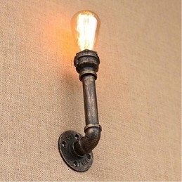 Nostalgia Eenvoudige Waterpijp Decoratieve Kleine Wandlamp Wandlamp