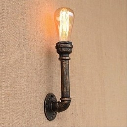 Nostalgia Eenvoudige Waterpijp Decoratieve Kleine Wandlamp Wandlamp