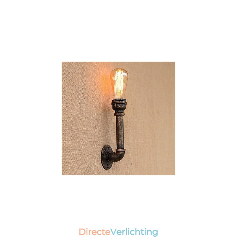 Nostalgia Eenvoudige Waterpijp Decoratieve Kleine Wandlamp Wandlamp