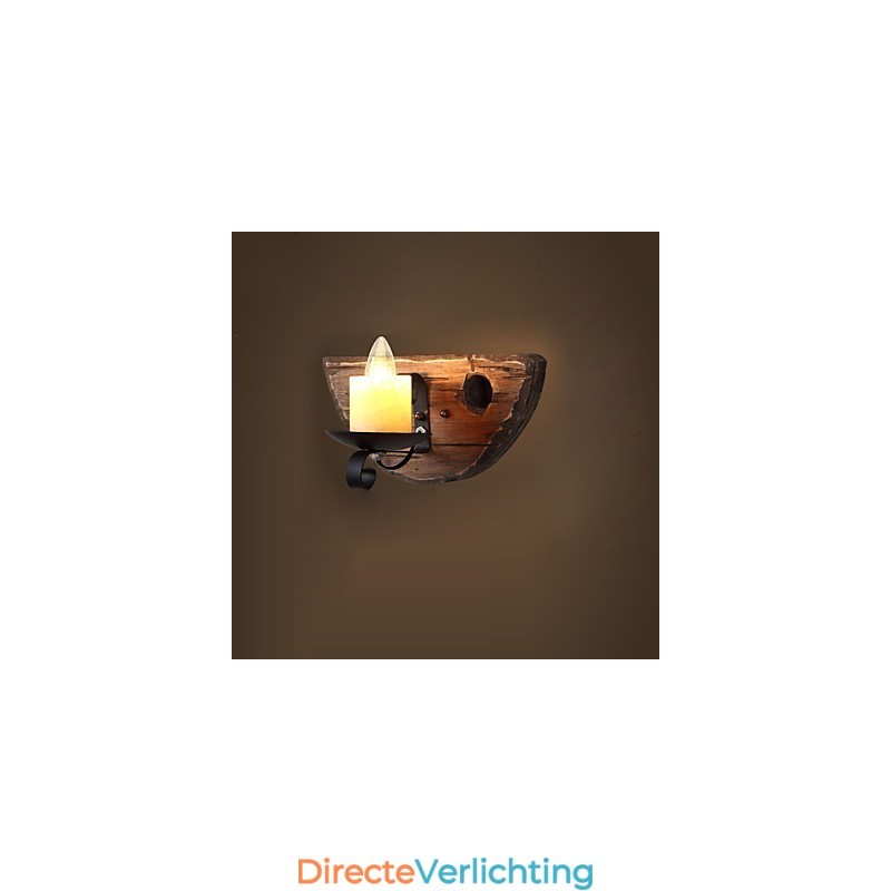 Rustieke Lodge Schilderij Kenmerk voor Mini Stijl Sfeerverlichting Wandlampen Wandlamp
