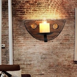 Rustieke Lodge Schilderij Kenmerk voor Mini Stijl Sfeerverlichting Wandlampen Wandlamp