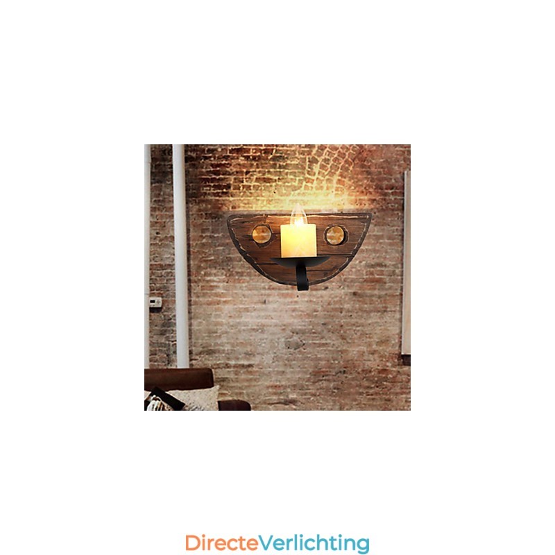Rustieke Lodge Schilderij Kenmerk voor Mini Stijl Sfeerverlichting Wandlampen Wandlamp