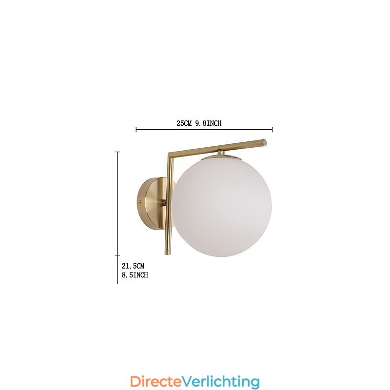 Moderne eigentijdse gegalvaniseerde functie voor Arc Uplight wandlampen wandlamp