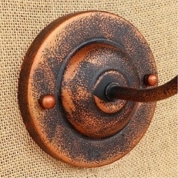 Eenvoudige en retro creatieve persoonlijkheid roestkleurige Amerikaanse wandlamp wandlampen wandlamp