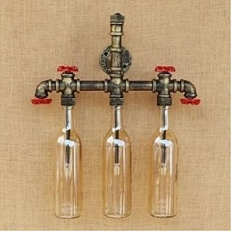 Retro Industriële Windschakelaar Waterfles Wandlamp Wandlamp Amber