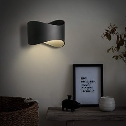Moderne eigentijdse zwarte oxide afwerkingsfunctie voor mini-stijl sfeerverlichting wandlampen wandlamp