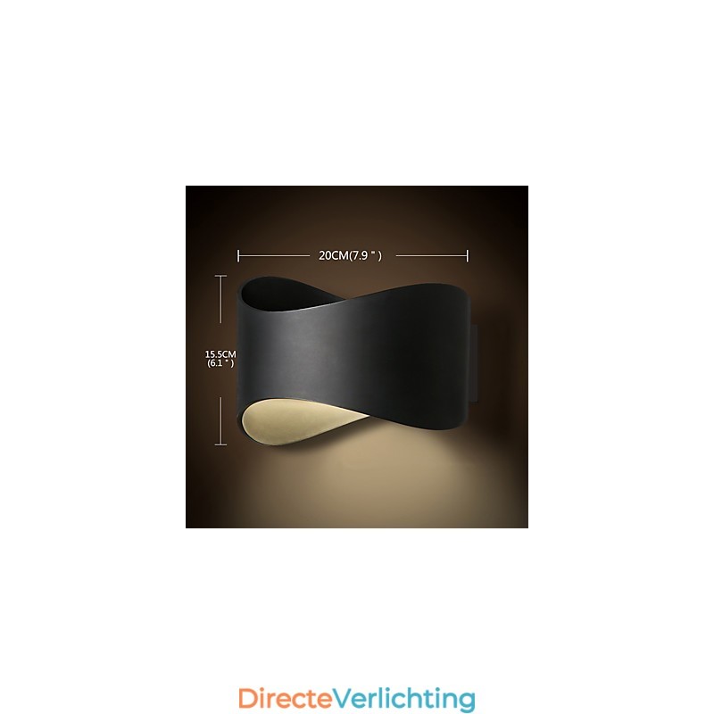 Moderne eigentijdse zwarte oxide afwerkingsfunctie voor mini-stijl sfeerverlichting wandlampen wandlamp