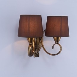 Traditionele klassieke gegalvaniseerde functie voor oogbescherming Downlight wandlampen wandlamp