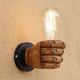 Moderne, eigentijdse, landelijke, retro-kenmerken voor wandlampen met sfeerverlichting in ministijl