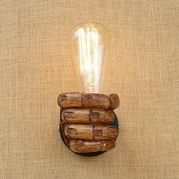 Moderne, eigentijdse, landelijke, retro-kenmerken voor wandlampen met sfeerverlichting in ministijl