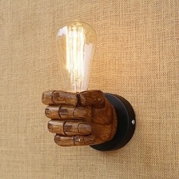 Moderne, eigentijdse, landelijke, retro-kenmerken voor wandlampen met sfeerverlichting in ministijl